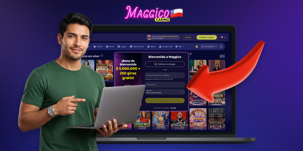 Registrarse en Maggico Casino es muy sencillo y no lleva mucho tiempo